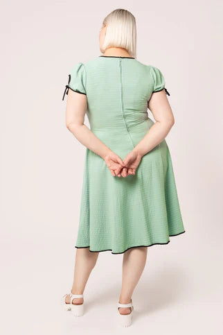 Hell Bunny Casey Green Dress