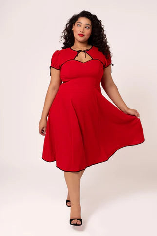 Hell Bunny Casey Red Dress