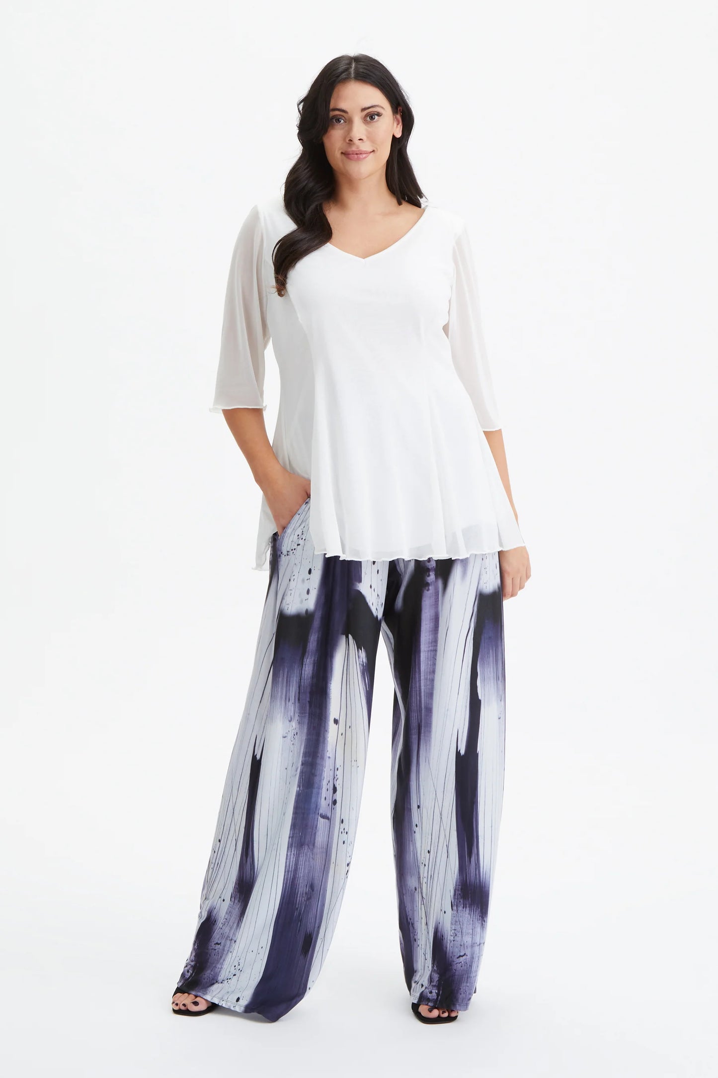 Scarlett & Jo Black Grey Ivory Bette Lounge Pants