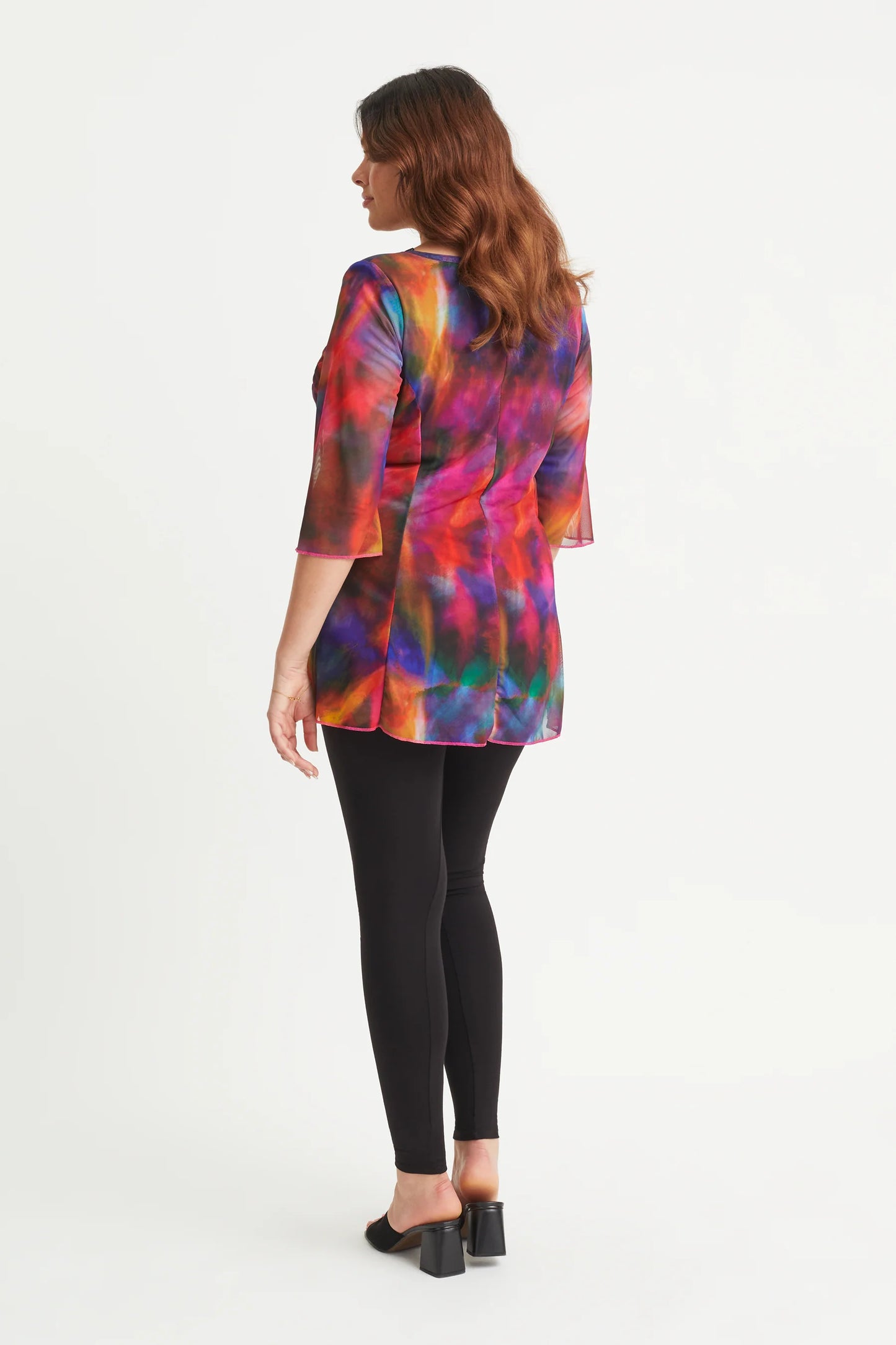 Scarlett & Jo Multi Spray V Neck Tunic