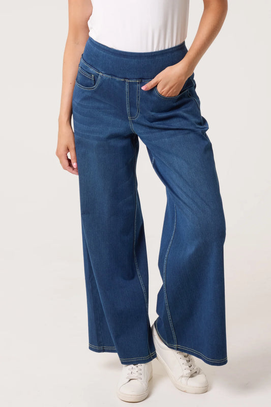 QED Wide Waistband Stretch Jeans