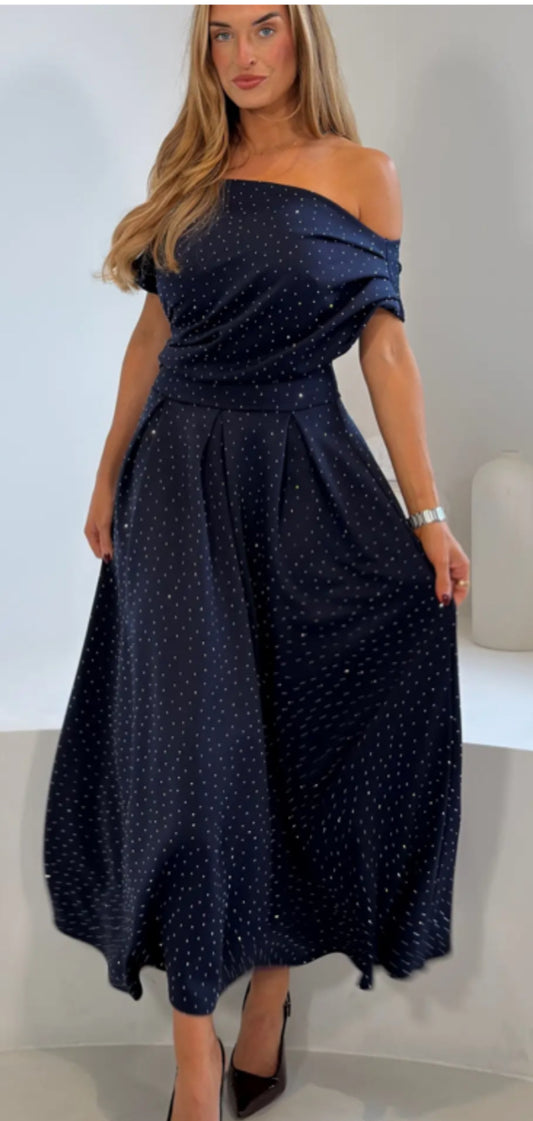 Girl In Mind Betty Skater Midi Dress
