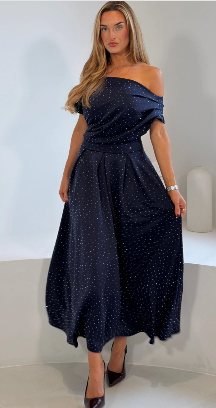 Girl In Mind Betty Skater Midi Dress