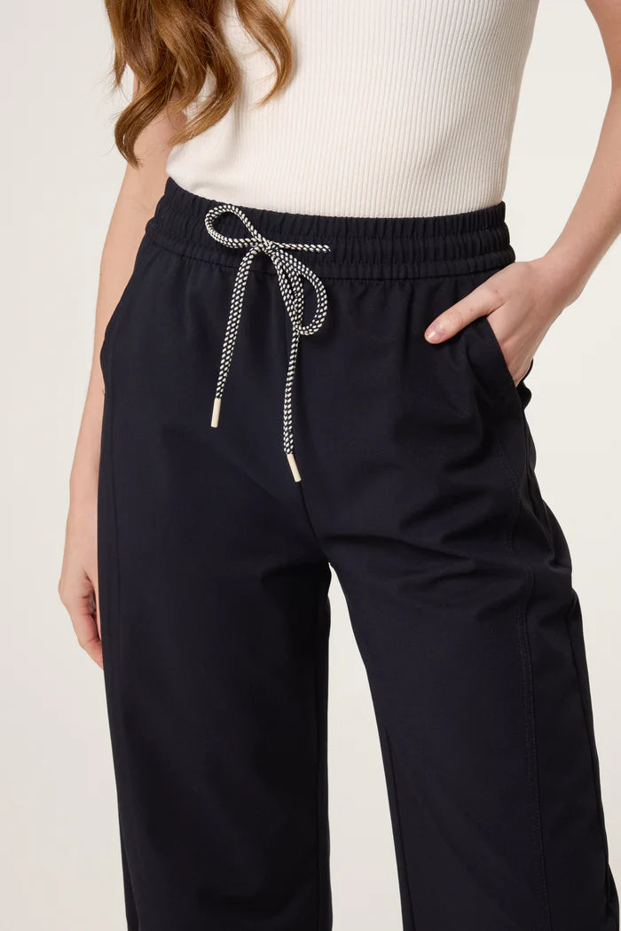 Elastic Waist Drawstring Trousers