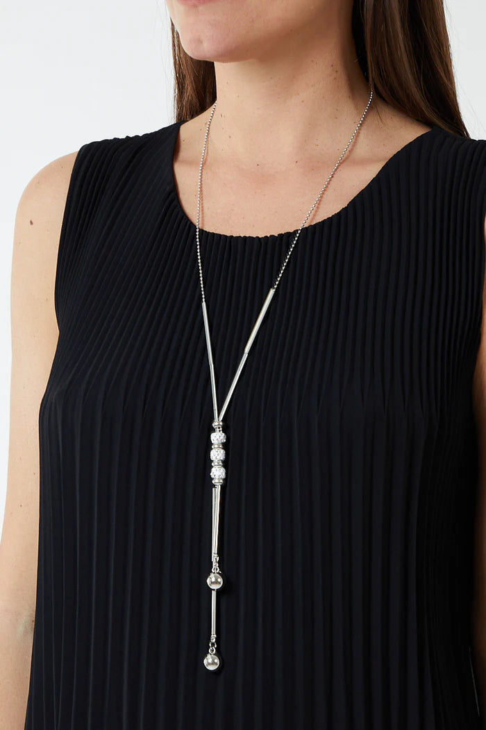 Pleated Necklace Vest