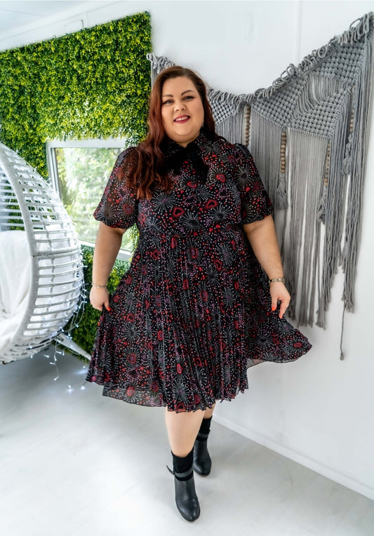 Hell Bunny Perry Midi Dress