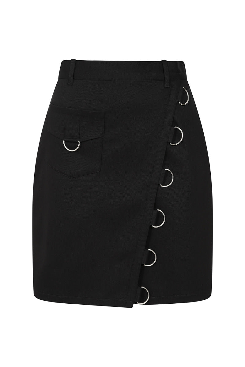 Hell Bunny Black Tifa Skirt