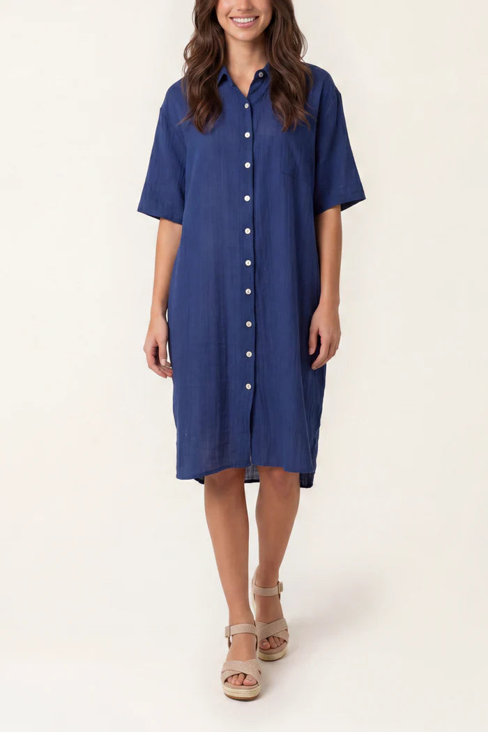 Button Through Shirt Dress