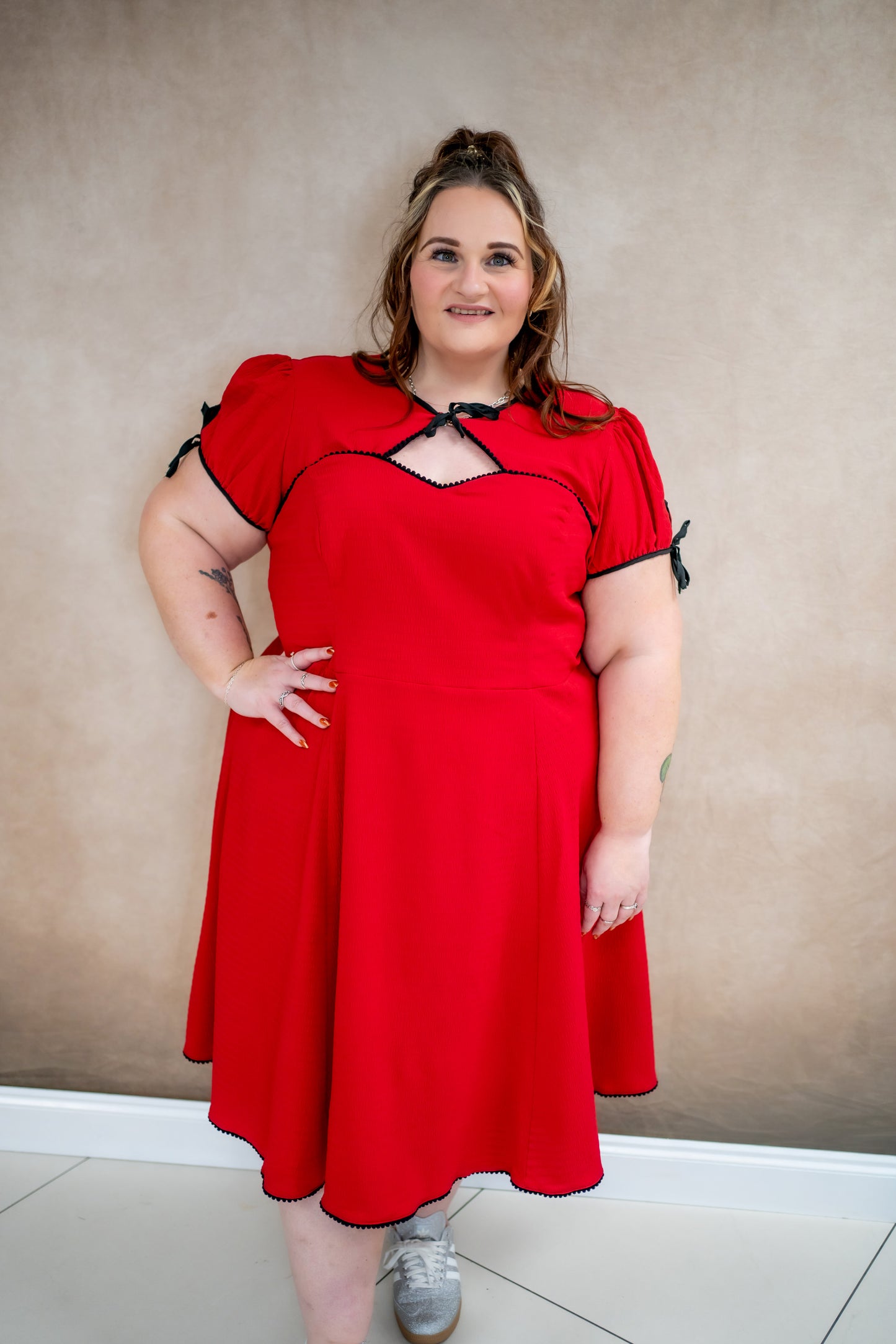 Hell Bunny Casey Red Dress