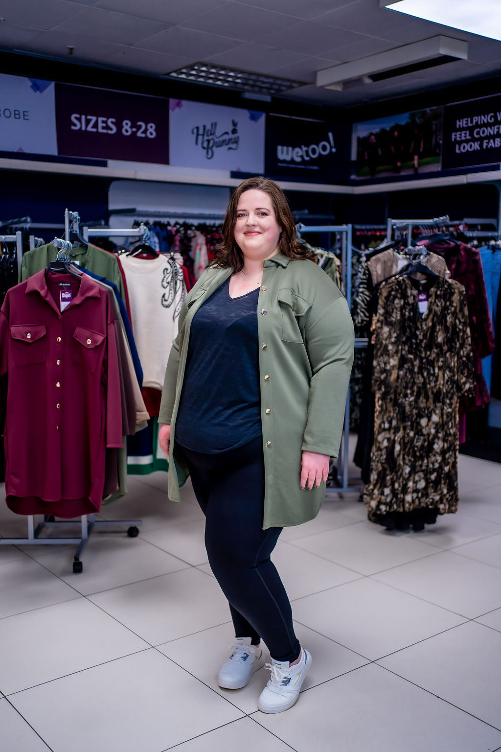 Utility Pockets Jersey Shacket