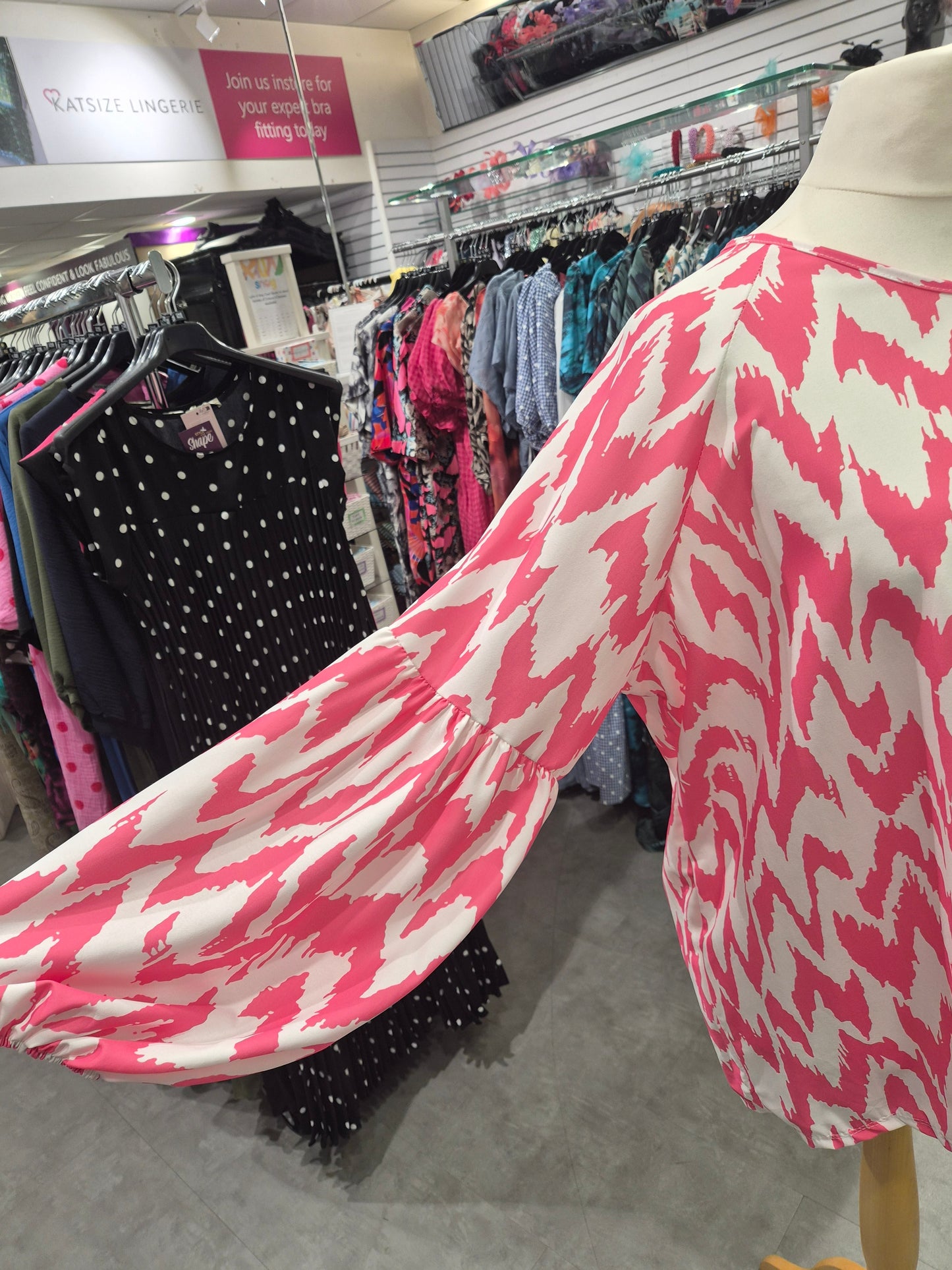Abstract Long Sleeve Top