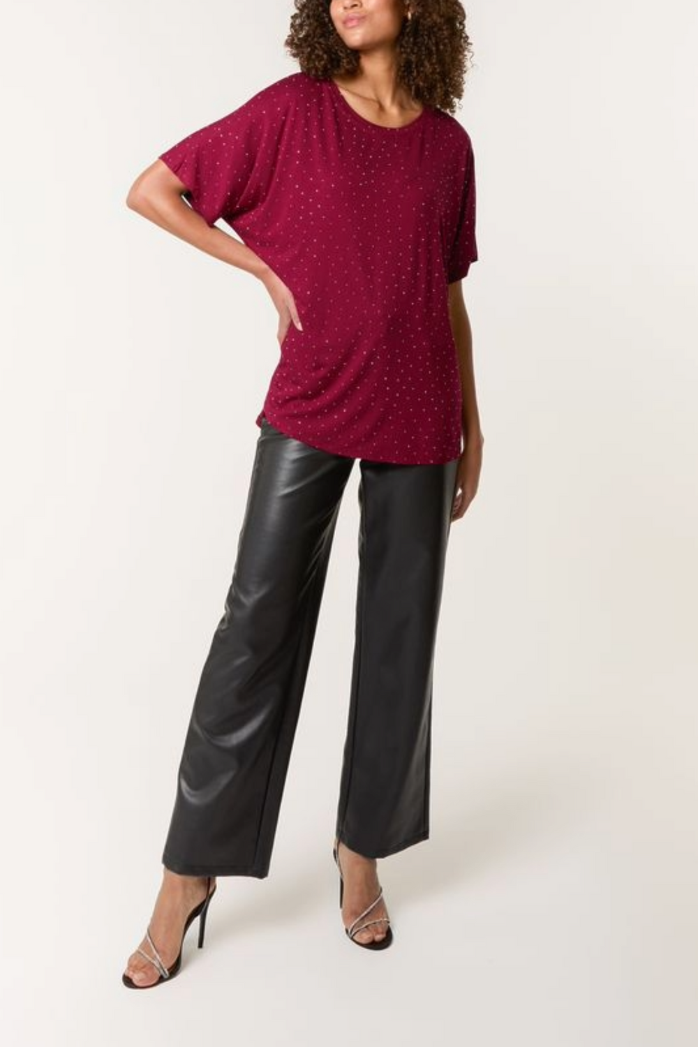 Embellished Round Neck TShirt