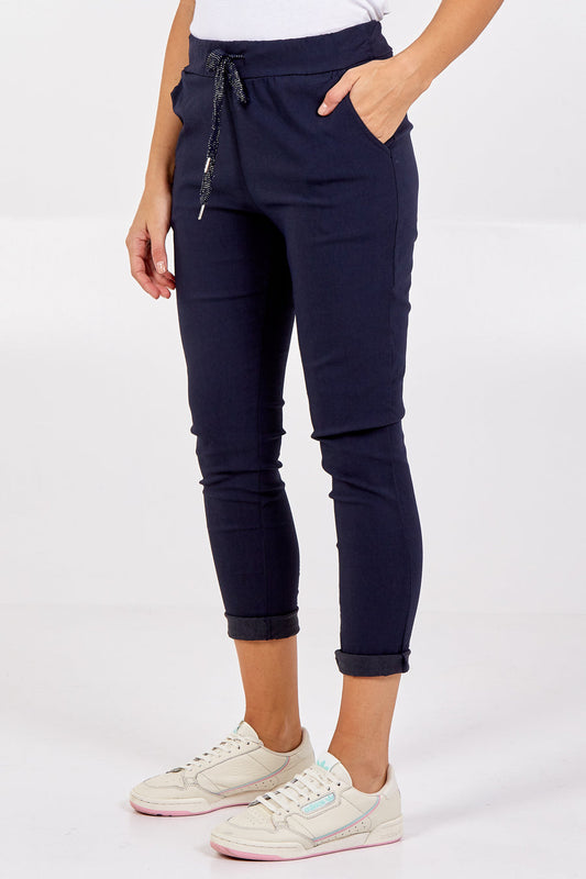 Capri Buttoned Trousers