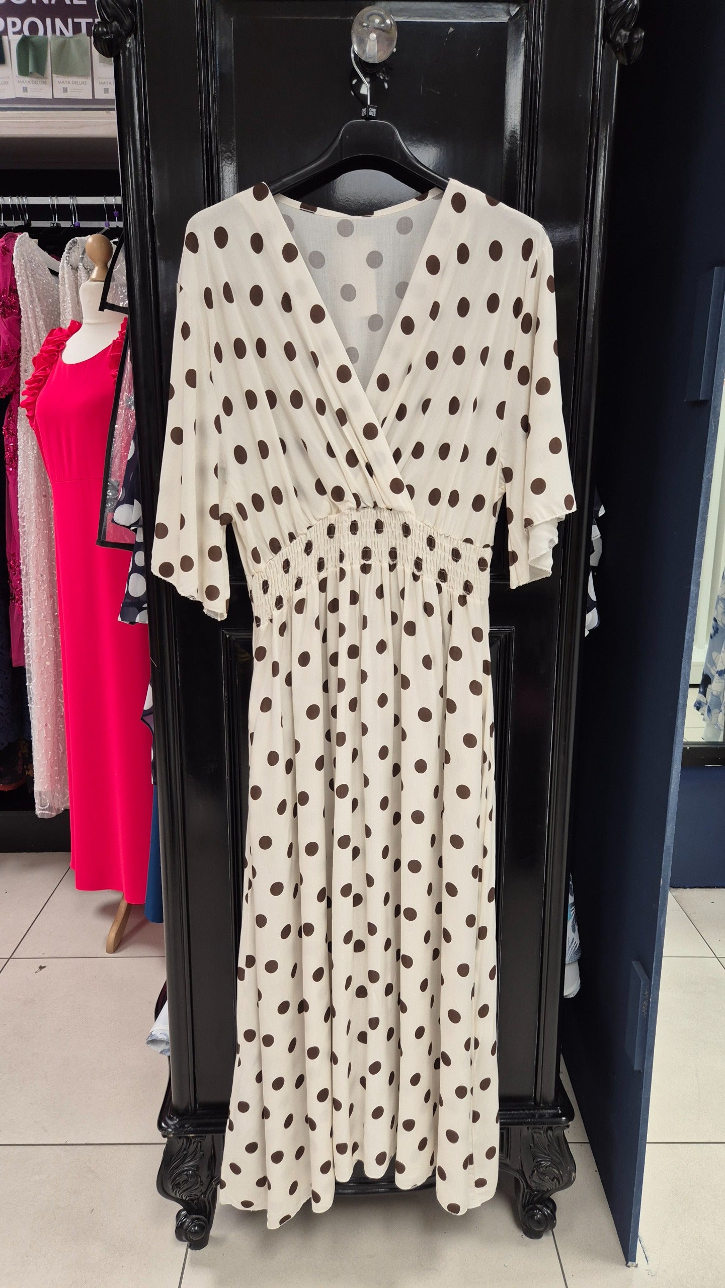 Spotty Elasticated Waist Dress