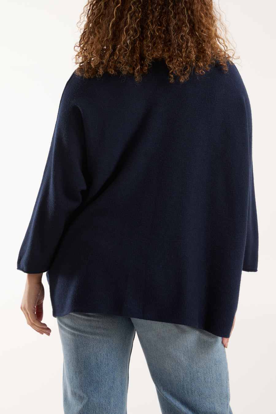 V Neck Fine Knit Jumper