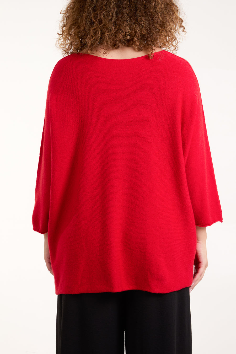 V Neck Fine Knit Jumper