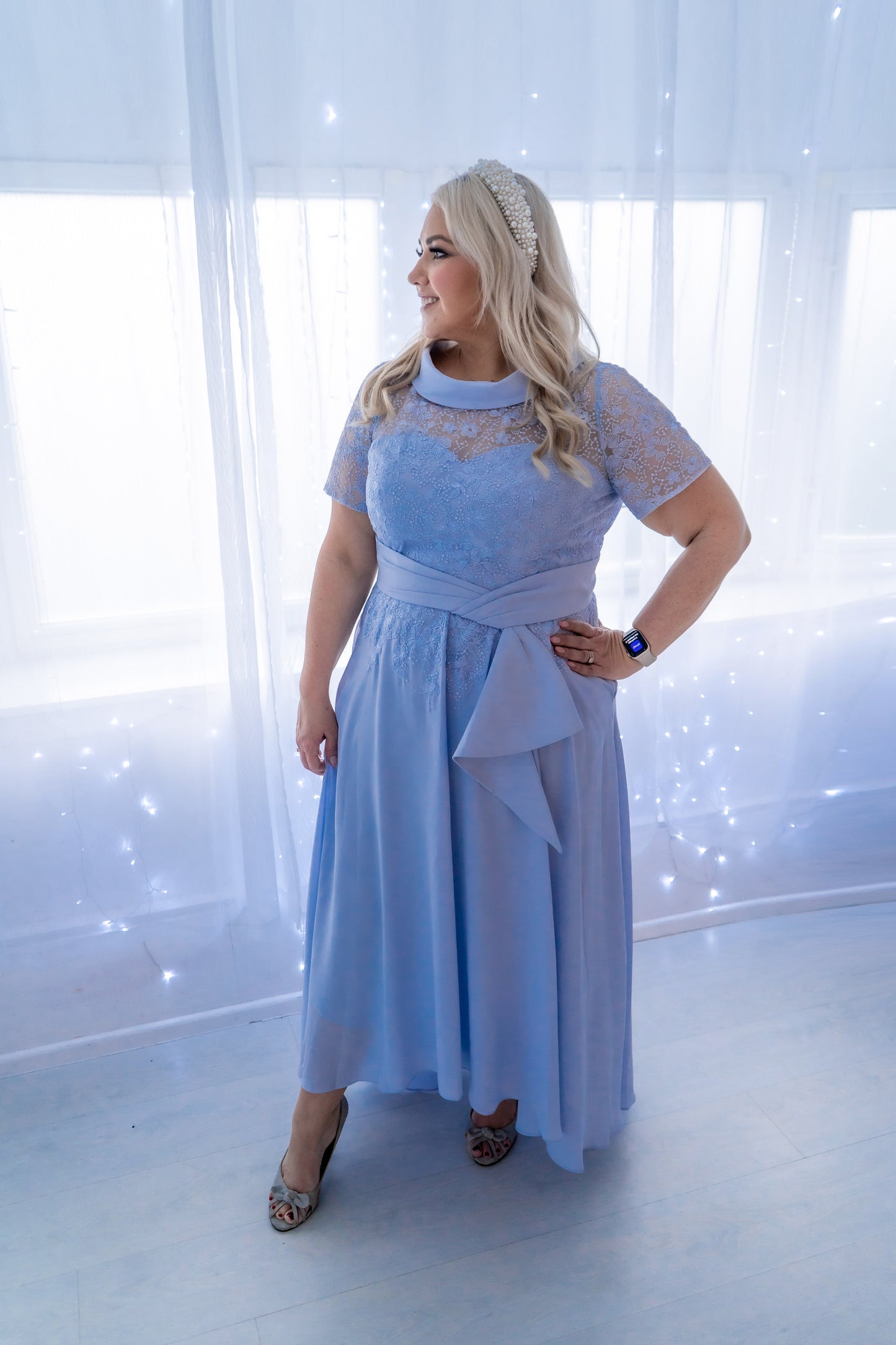 Gino Cerruti Light Blue Maxi Dress