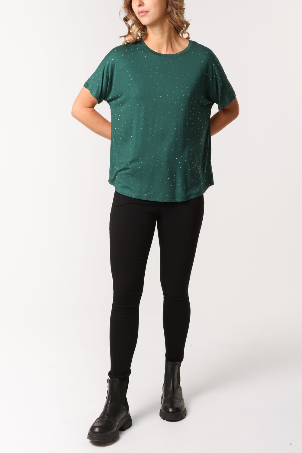 Embellished Round Neck TShirt