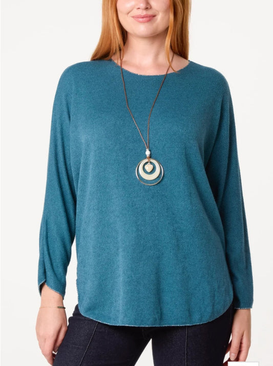 Batwing Fine Knit Jumper