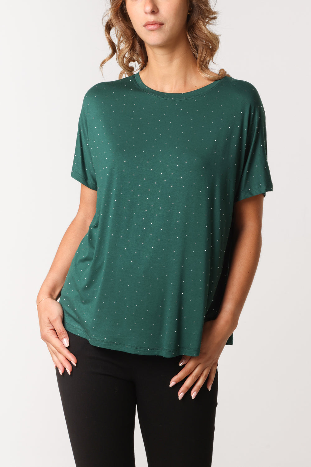 Embellished Round Neck TShirt