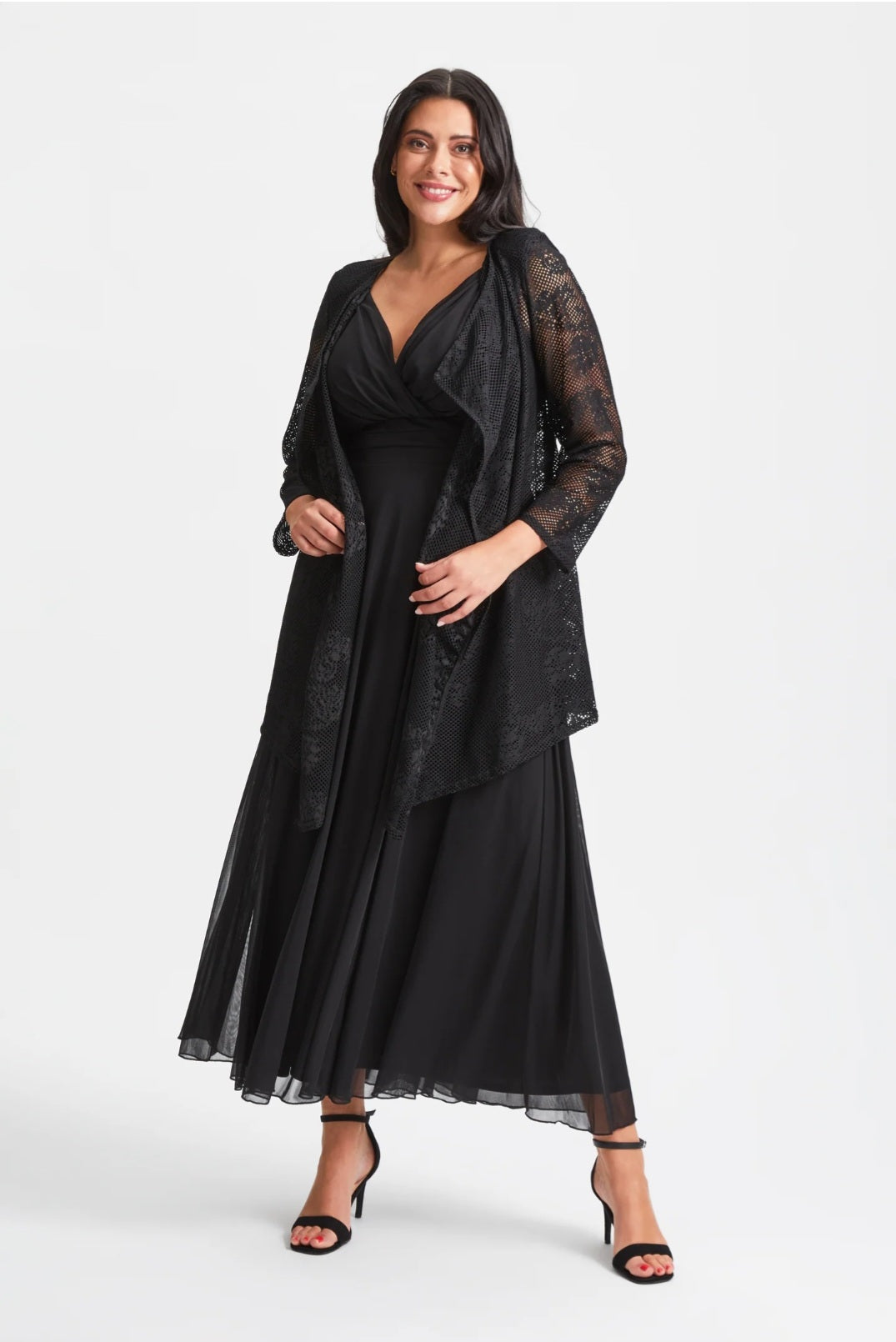 Scarlett & Jo Lace Waterfall Shrug