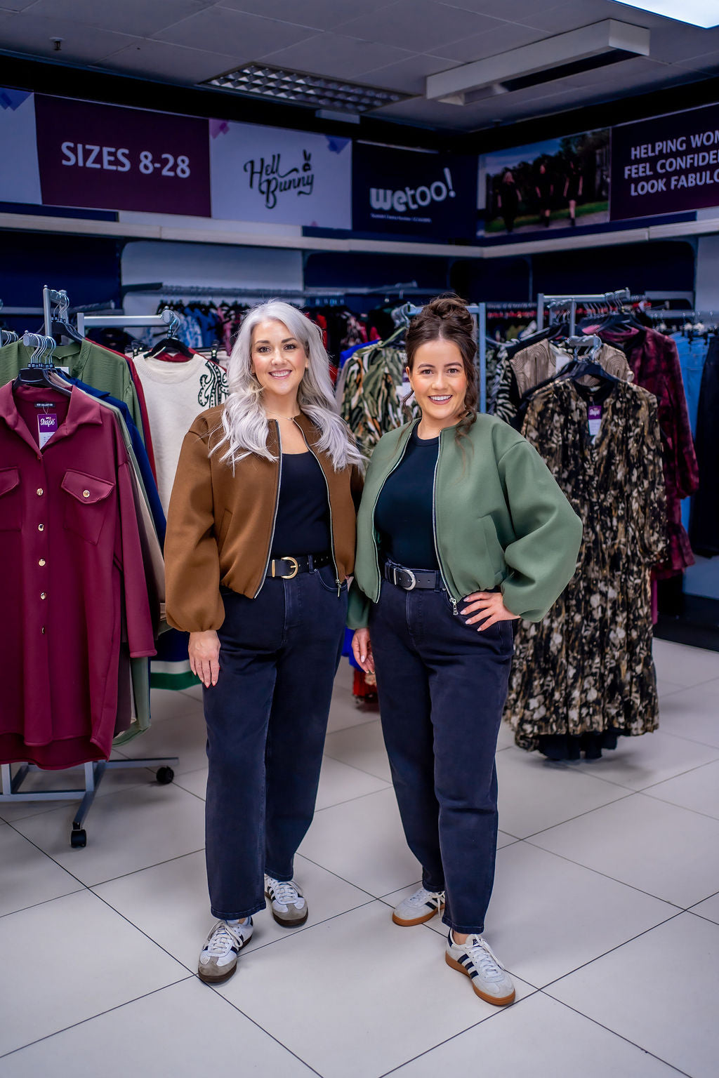 Soft Touch Zip Up Bomber Jacket