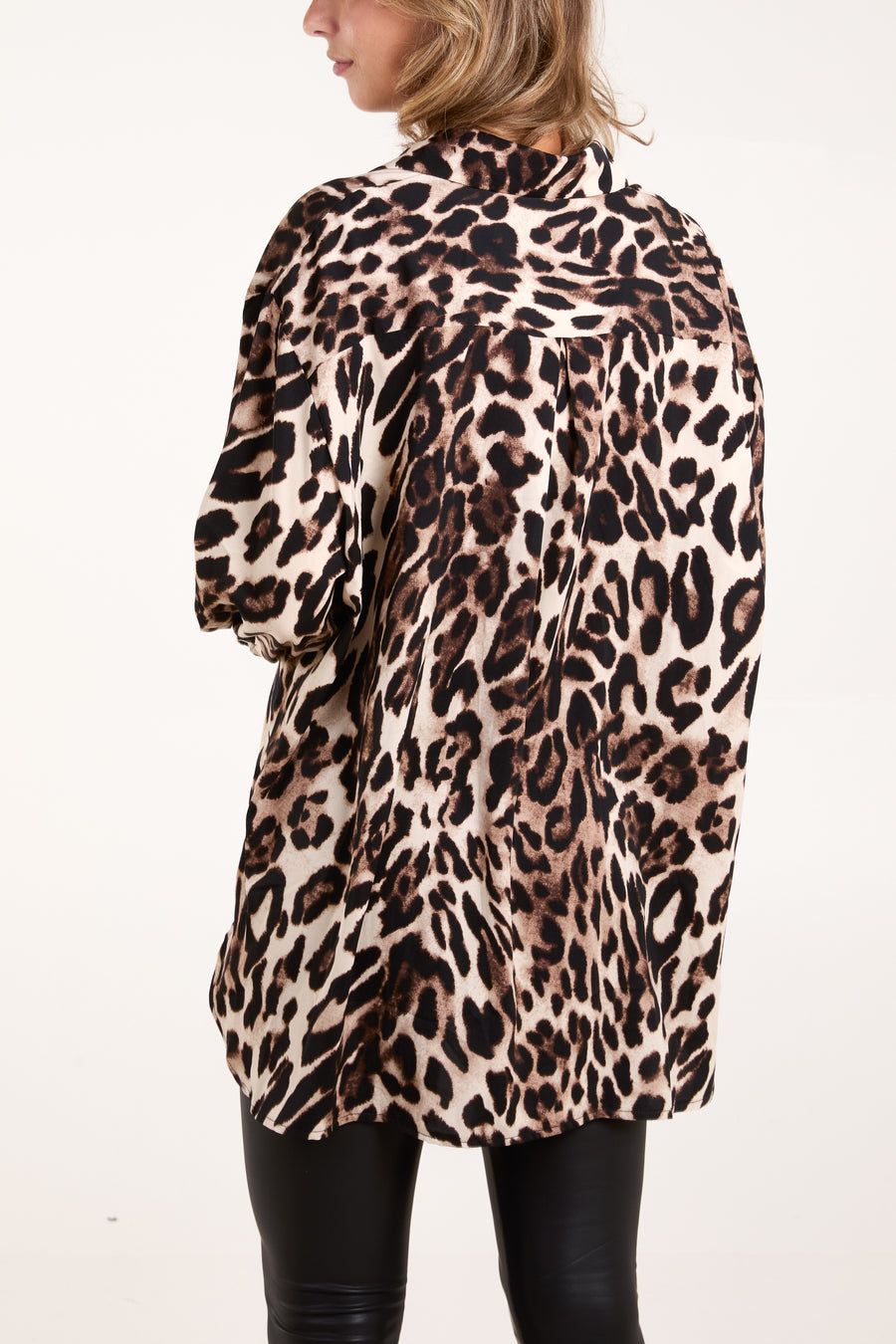 Leopard Print Long Sleeve Shirt