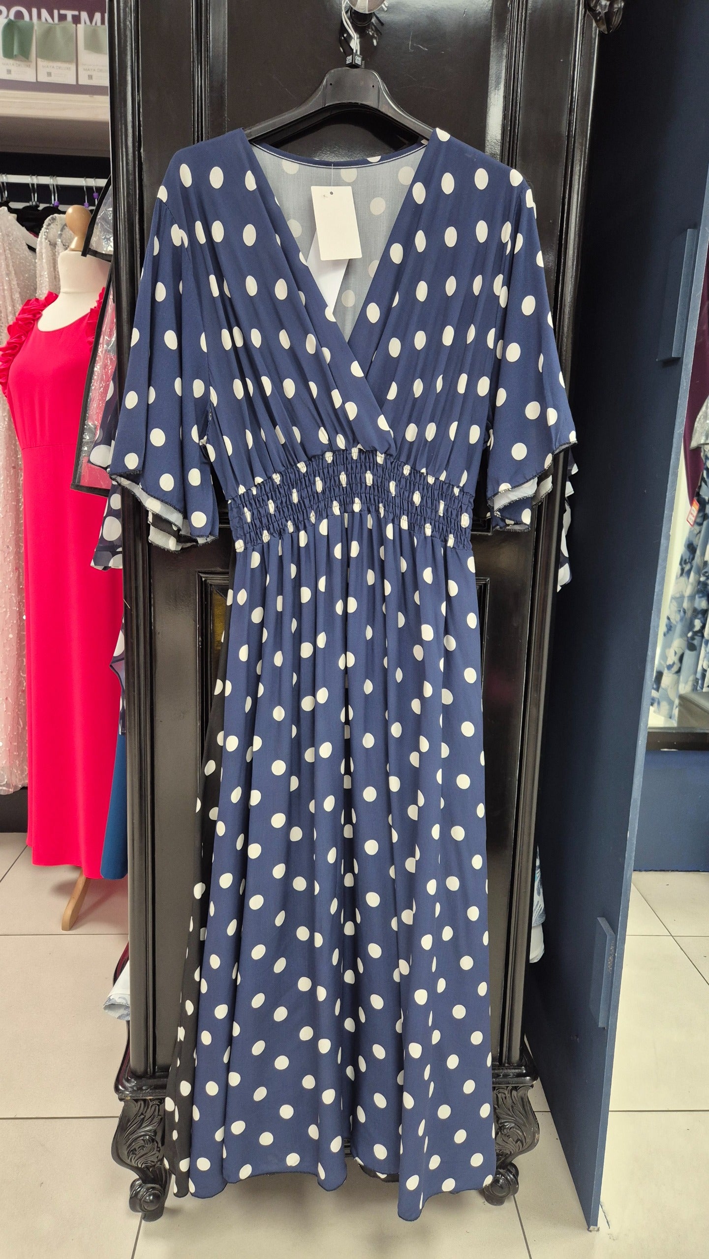 Spotty Elasticated Waist Dress