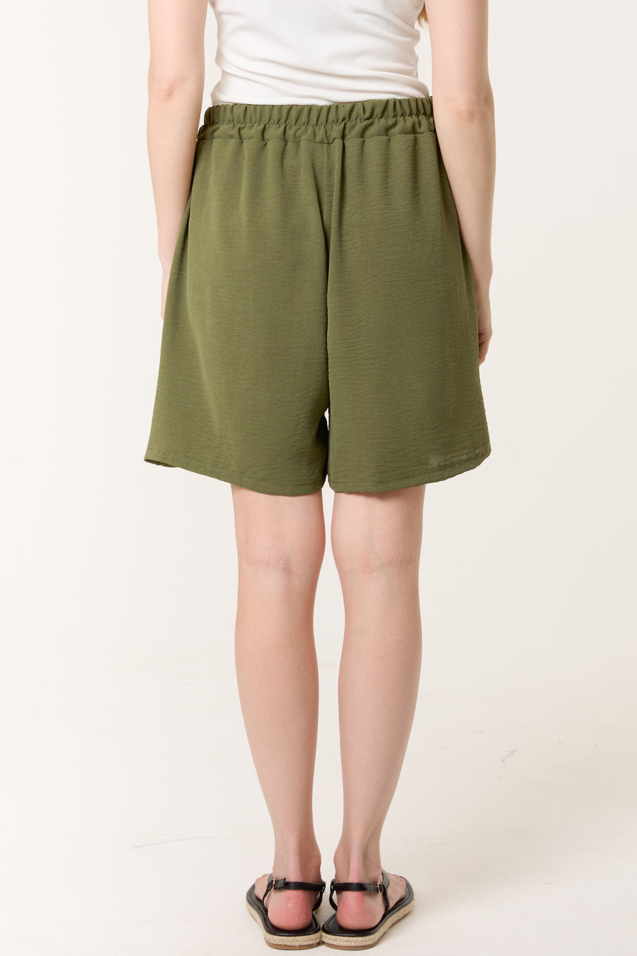 Relaxed Fit Bermuda Shorts With Pockets
