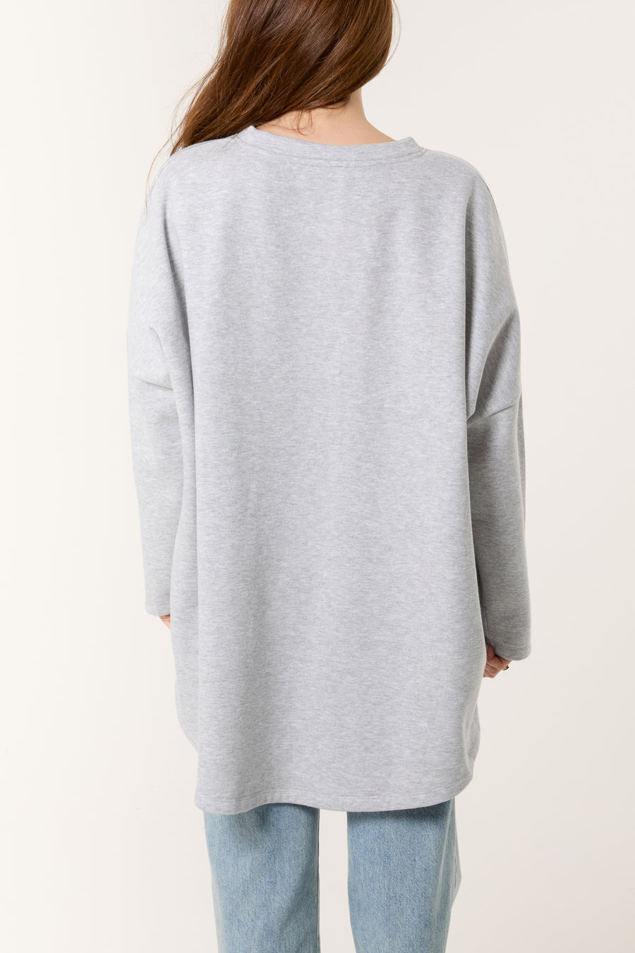 Bow Front Oversized Sweatshirt