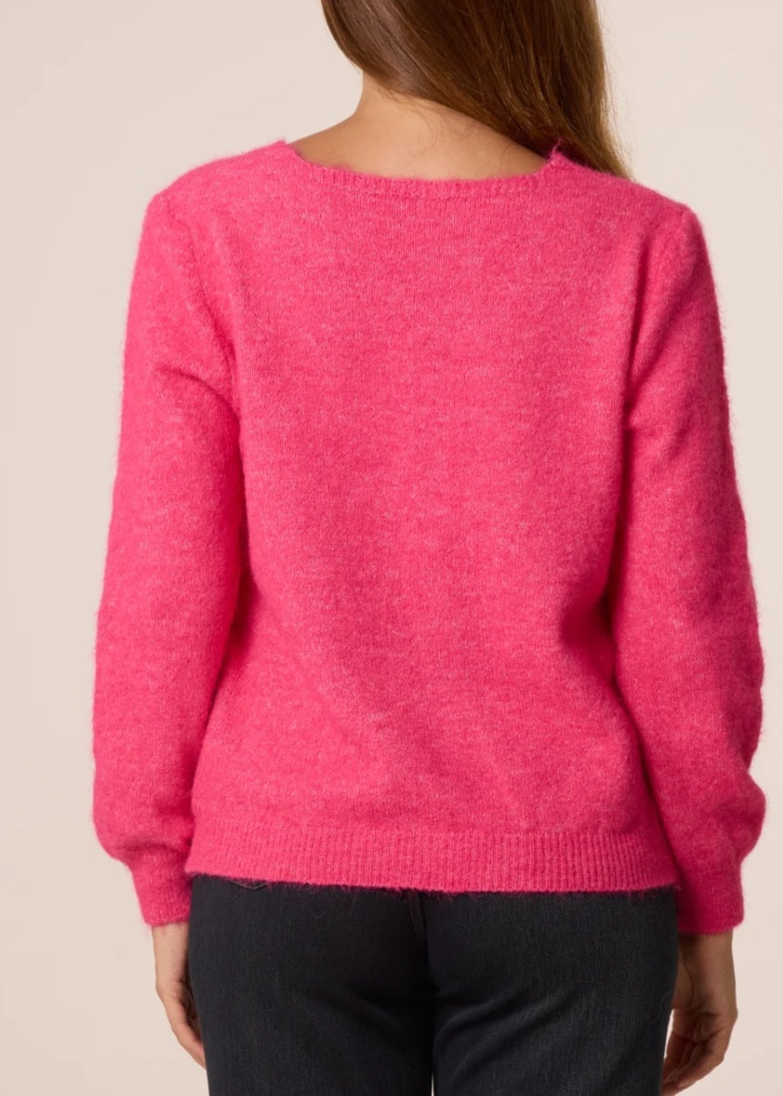 V Neck Soft Knit Jumper