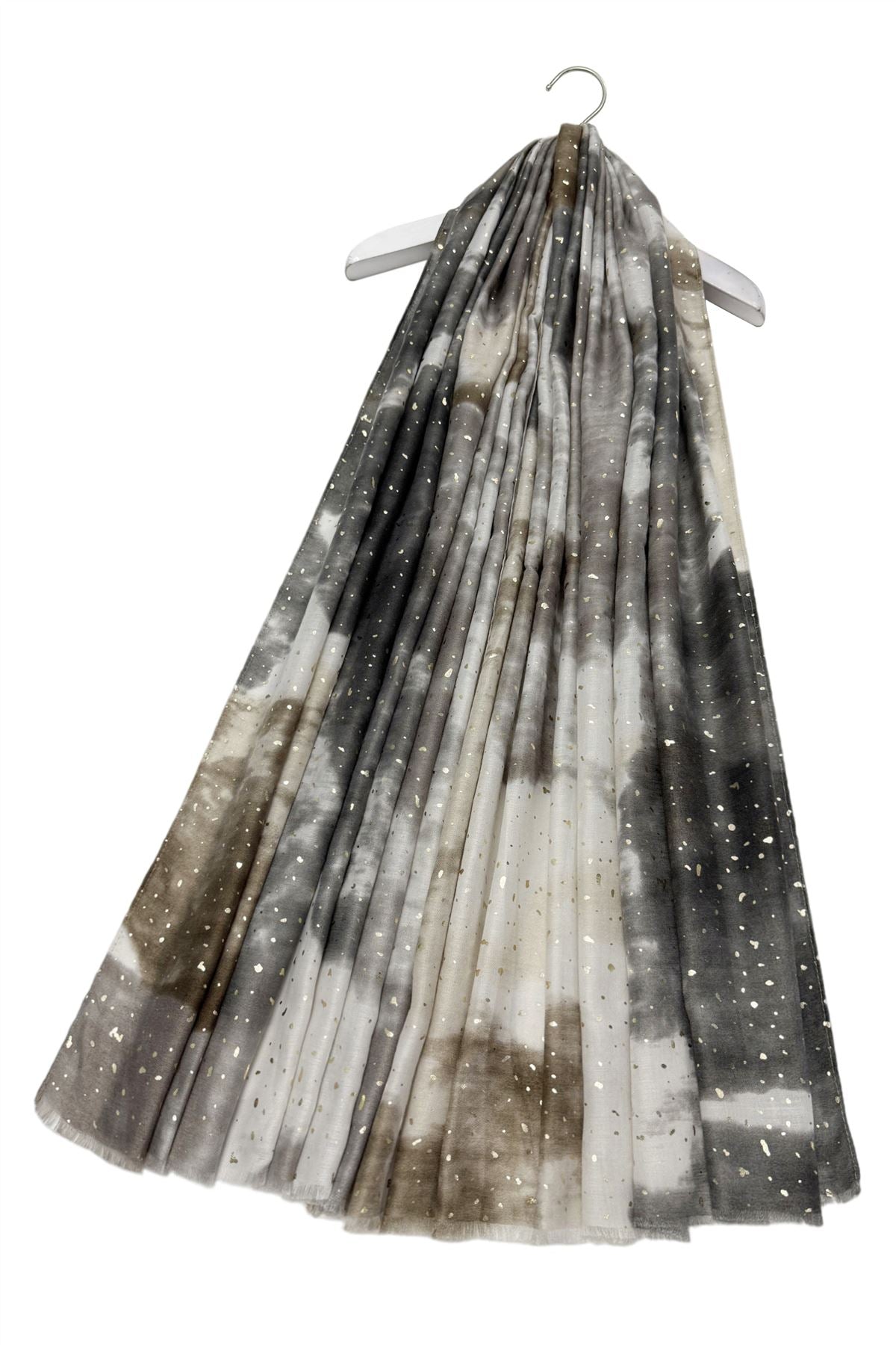 Watercolour Foiled Speckle Scarf