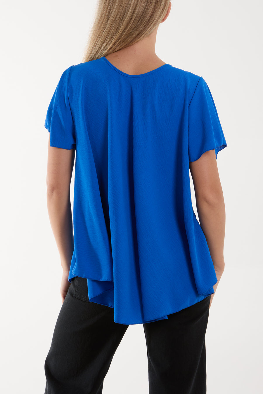 Angel Sleeve V Neck Blouse