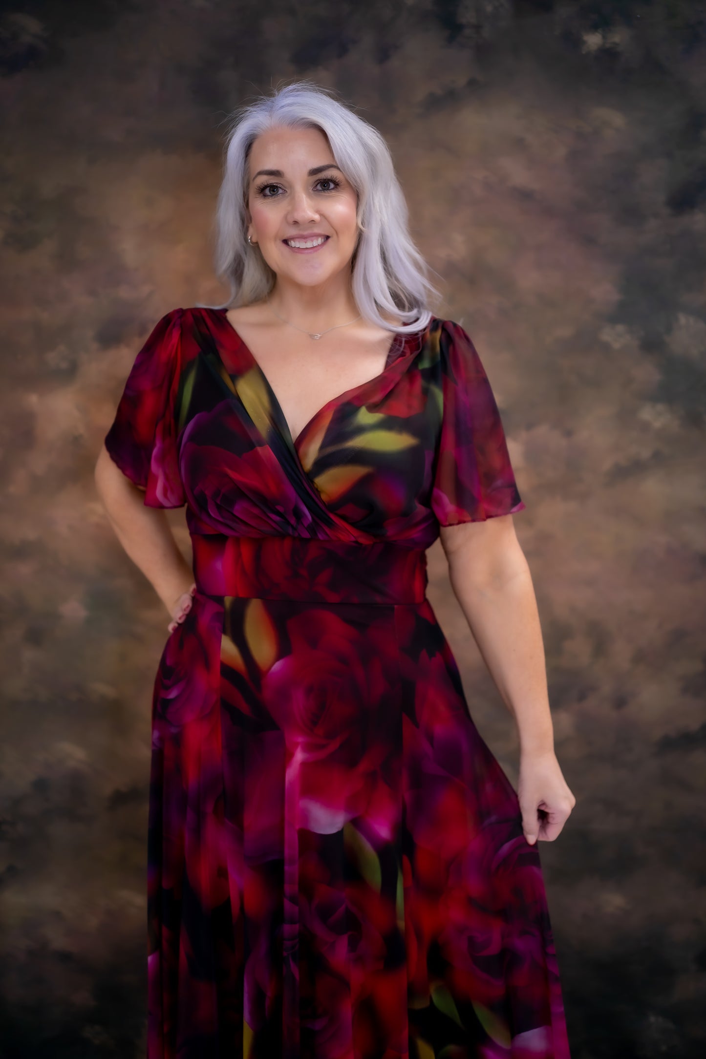 Scarlett & Jo Isabelle Rose Yellow Maxi Dress