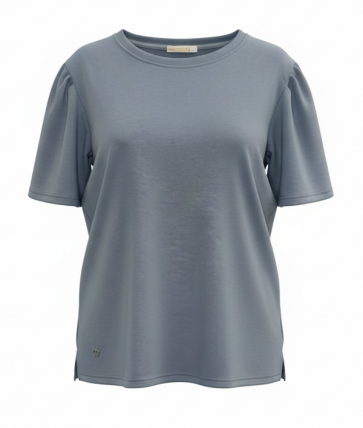 Malissa J T Shirt With Puff Sleeves