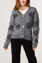 Sparkle Hearts Knit Cardigan