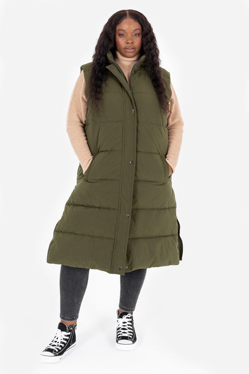 Lovedrobe Longline Hooded Gilet