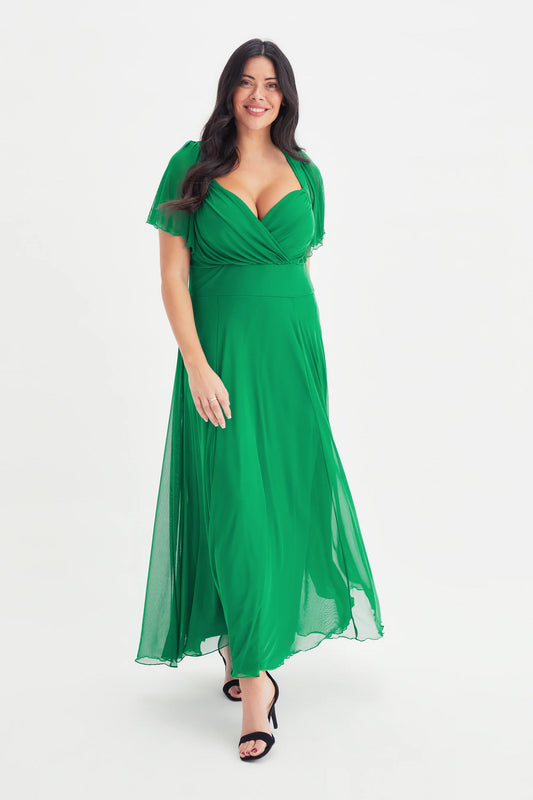 Scarlett & Jo Kemi Emerald Green Maxi Dress