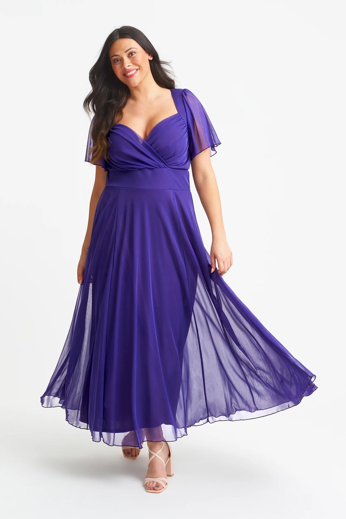 Scarlett & Jo Kemi Purple Maxi Dress