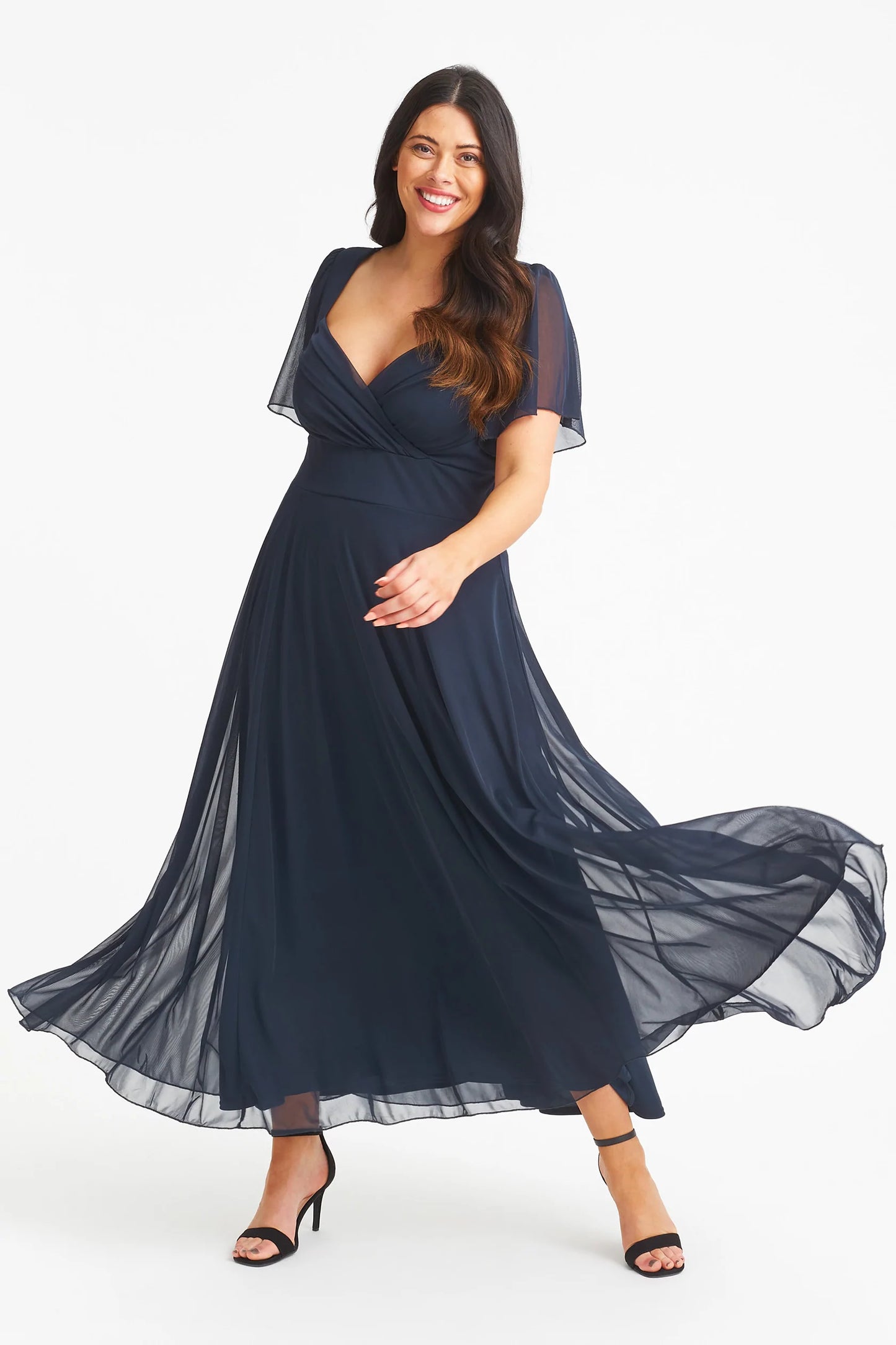 Scarlett & Jo Kemi Navy Maxi Dress